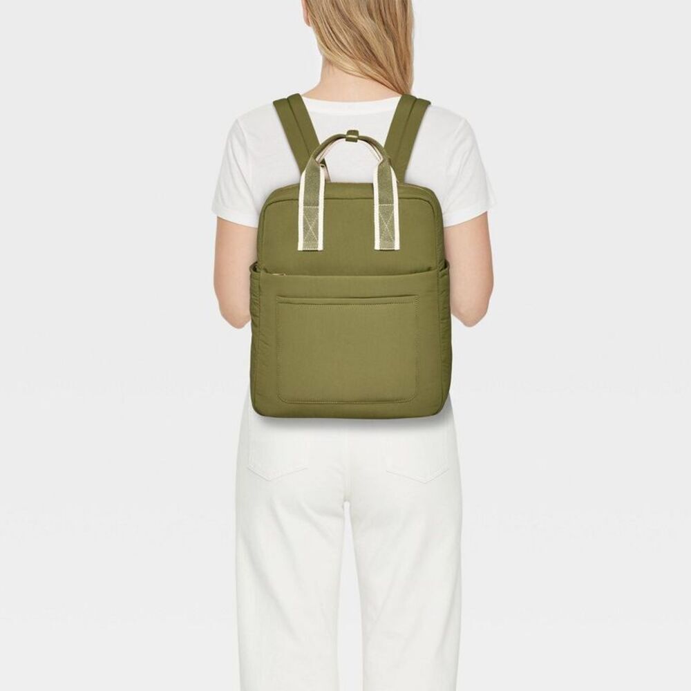 Square Backpack - Universal Thread Green - Picture 2 of 4